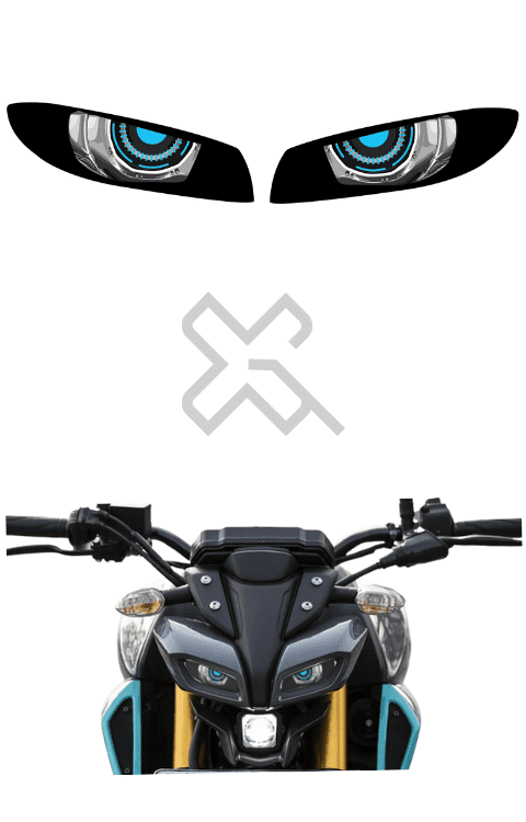MT15 Headlight Sticker Eye Design
